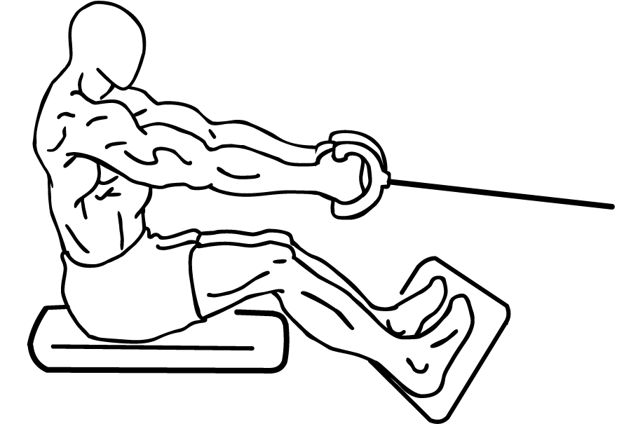 Face pull con cuerda